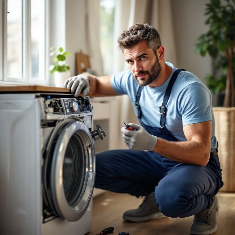 técnico profesional de Secadoras realizando reparaciones en Torremolinos.